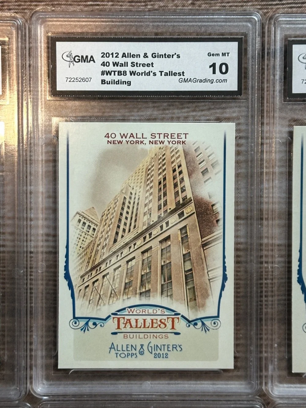Lot of 8 - 2012 Allen & Ginters World Tallest Buildings - GMA graded Gem MT 10’s - Picture 4 of 9